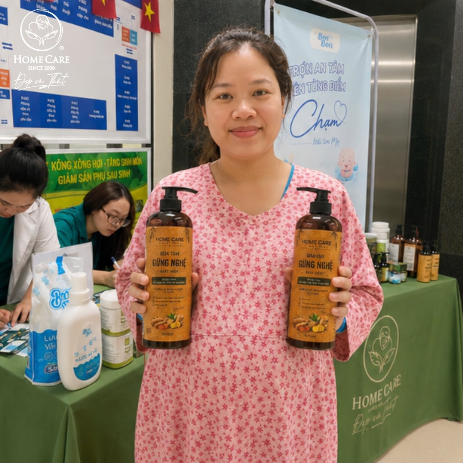 Dầu Gội Cho Mẹ Bầu & Sau Sinh Giảm Gàu & Rụng Tóc Từ Gừng Bưởi