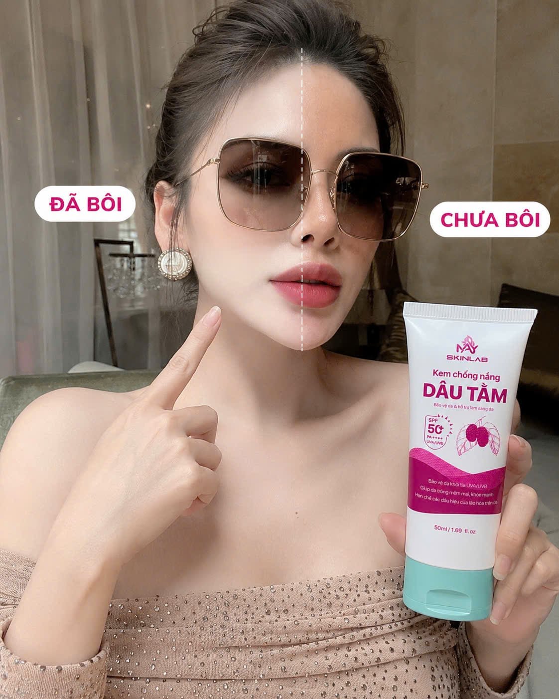 Kem Chống Nắng Nâng Tone Cho Mẹ Bầu SPF 50+ PA++++