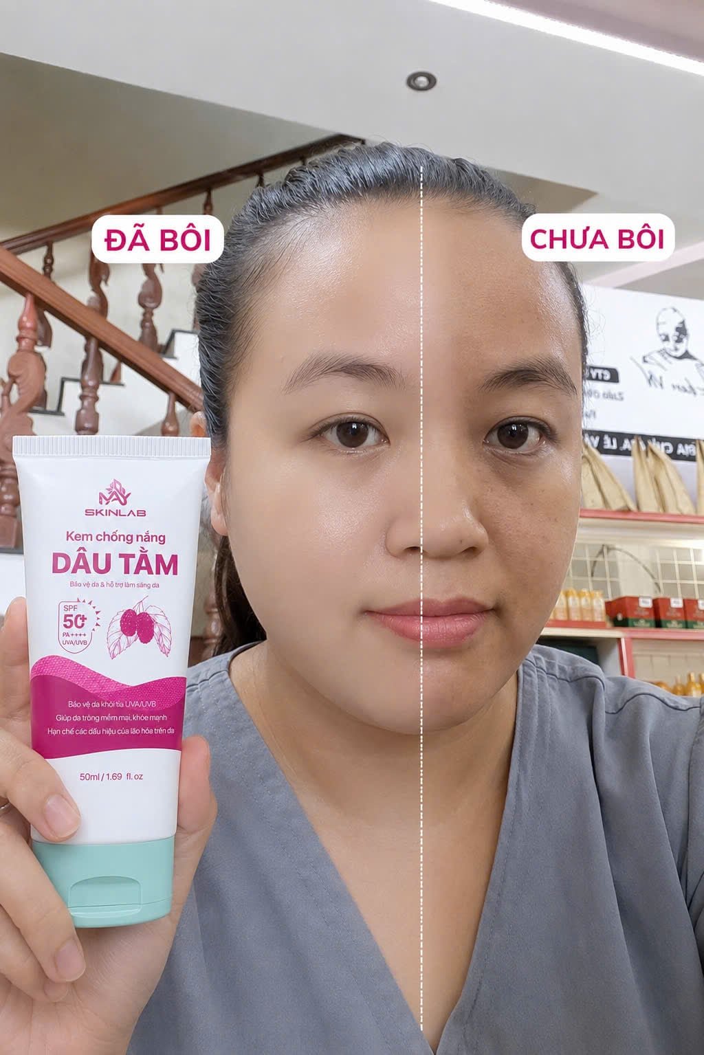 Kem Chống Nắng Nâng Tone Cho Mẹ Bầu SPF 50+ PA++++