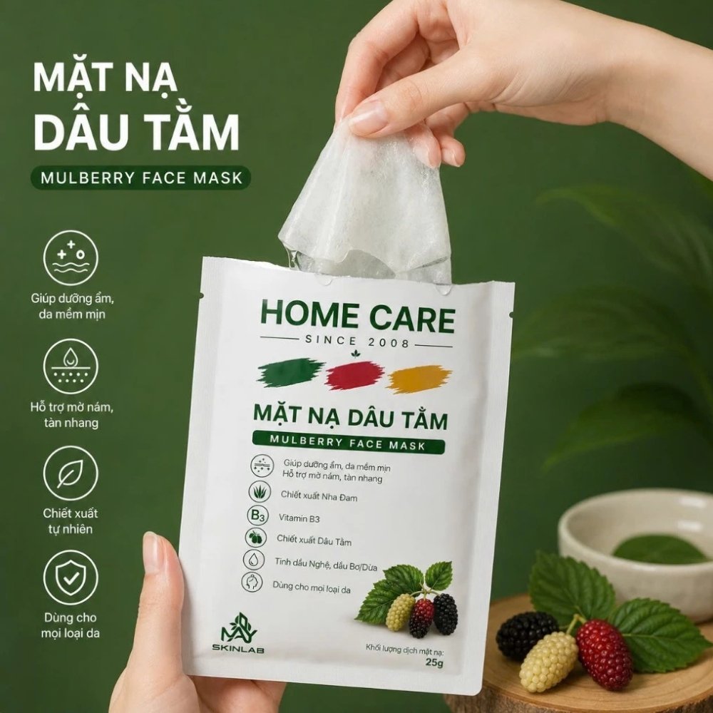 Mặt Nạ Cấp Ẩm Cho Mẹ Bầu Dưỡng Da Mềm Mịn, Hỗ Trợ Mờ Nám