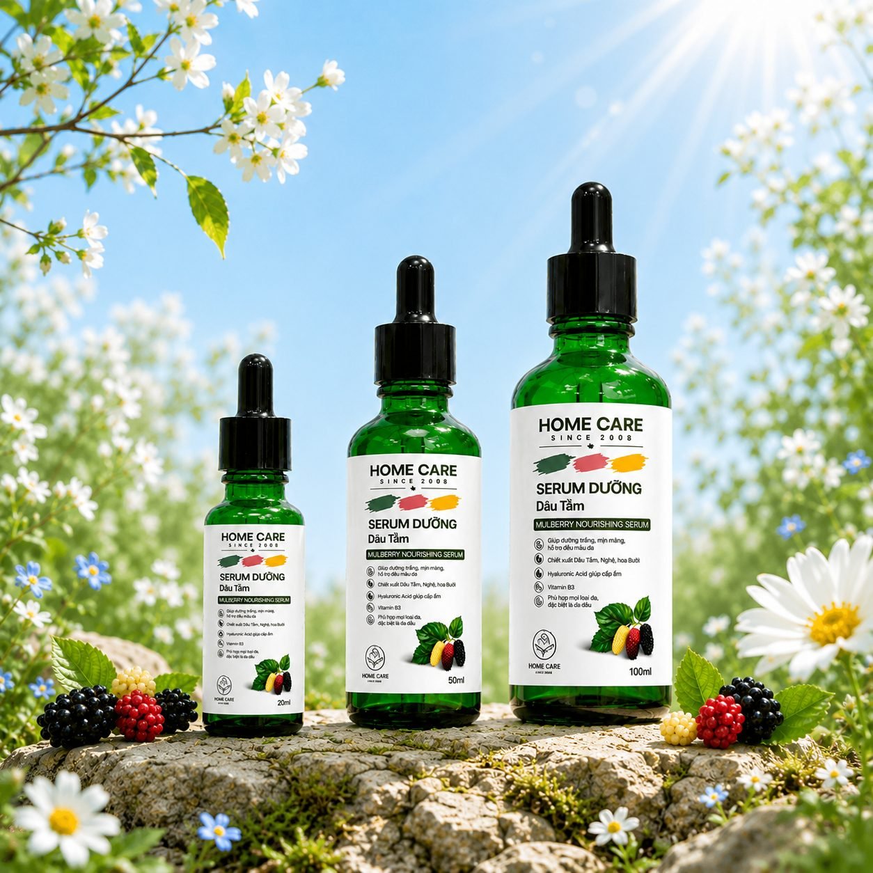 Serum Dưỡng Da Từ Dâu Tằm Giúp Sáng Da, Mờ Thâm, Đều Màu Da