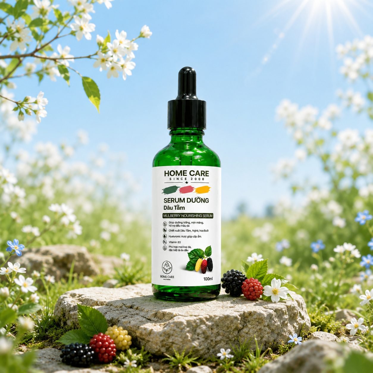 Serum Dưỡng Da Từ Dâu Tằm Giúp Sáng Da, Mờ Thâm, Đều Màu Da