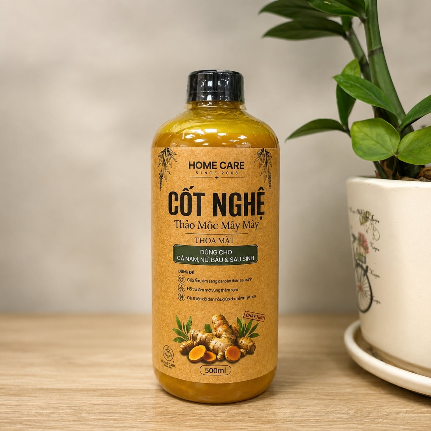 Cốt Nghệ Hạ Thổ Siêu Đặc Mờ Thâm, Sáng Da Toàn Thân Sau Sinh