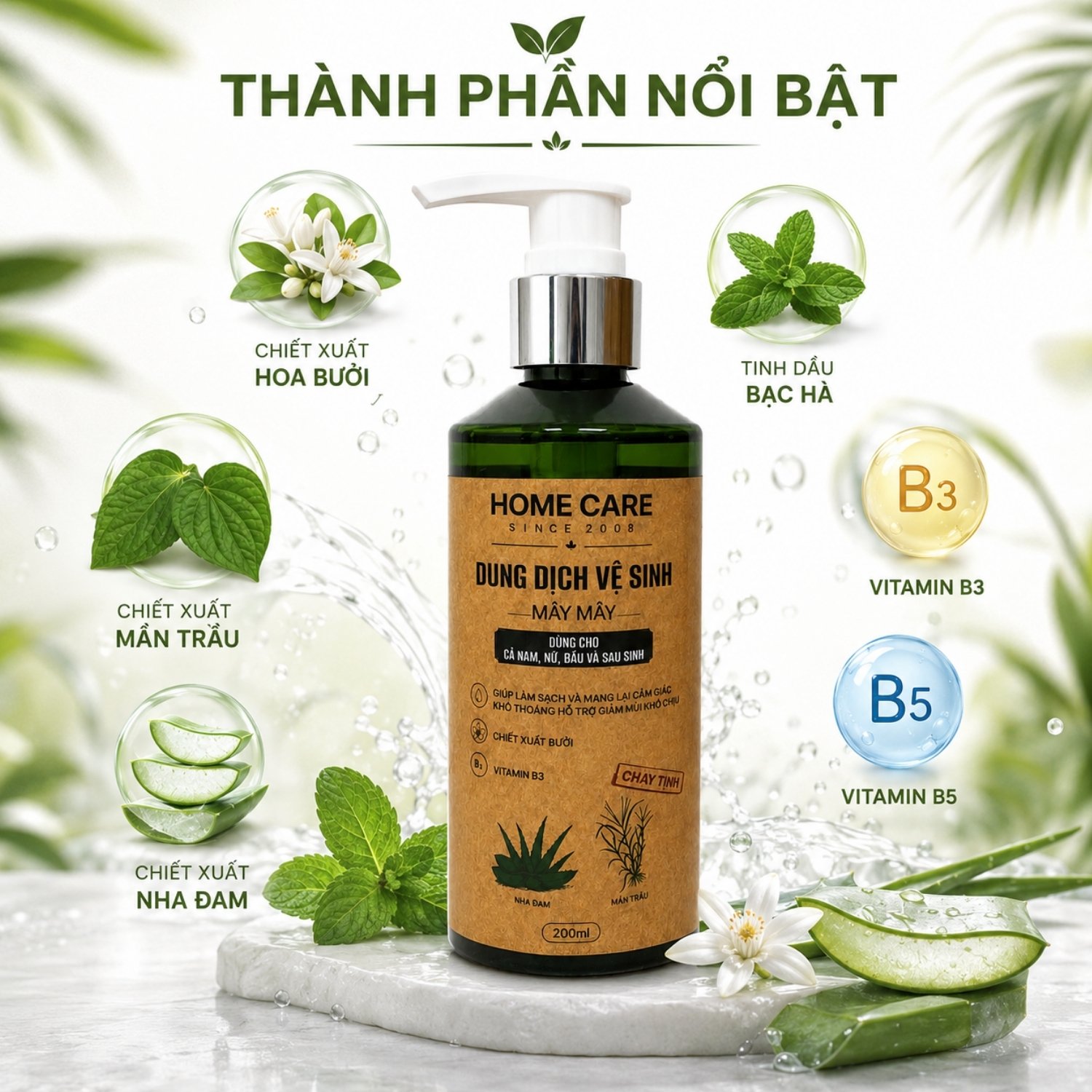 Dung Dịch Vệ Sinh Phụ Nữ Dịu Nhẹ Cho Mẹ Bầu