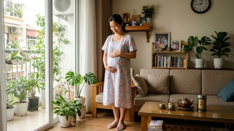 Mẹ bầu Việt Nam rạng rỡ hạnh phúc trong thai kỳ
